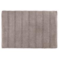 Differnz Stripes badmat geschikt voor vloerverwarming 100% katoen 45 x 75 cm taupe - thumbnail