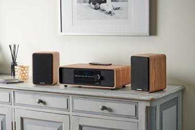 THOMSON WS602DUO - Set van 2 luidsprekers met houten kist - 100W - Bluetooth 5.0 - 2 RCA-uitgangen - Licht hout THOMSON WS602DUO - Set van 2 luidsprekers met houten kist - 100W - Bluetooth 5.0 - 2 RCA-uitgangen - Licht hout