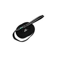 Hondenriem - CANI GEAR - 5 m - Zacht neopreen met handvat - Zwart - thumbnail