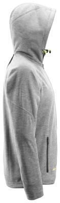 Snickers Workwear fleece hoodie - 8041 - Flexiwork - grijs/zwart - maat M