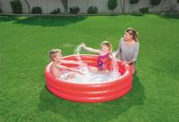 Bestway Opblaasbaar Kinderzwembad 3 Ringen Eco Kleur Assortiment 152x30 cm +2 Jaar Tuin 51026 - thumbnail