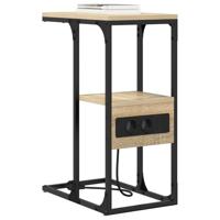 Nachtkastje Sonoma eiken 41.5 x 26 x 60.5 cm Bewerkt hout - thumbnail