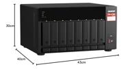 Netwerkopslag NAS Qnap TS-873A-8G Zwart - thumbnail