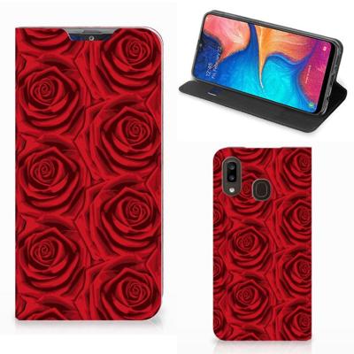Samsung Galaxy A30 Smart Cover Red Roses Samsung Galaxy A30 Smart Cover Red Roses