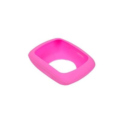 Fiets code tabel schokbestendig silicone kleurrijke beschermende case voor Garmin Edge 500/200 (roze)