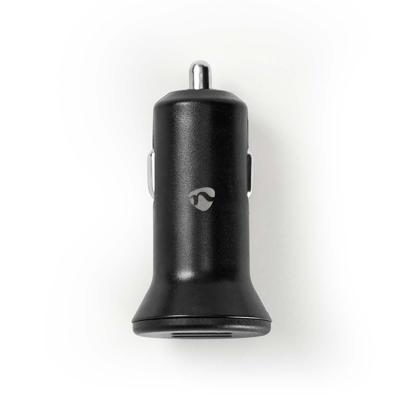 Nedis CCHAU480ABK Auto-oplader 4,8 A 2 Uitgangen Usb-a Zwart