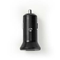 Nedis CCHAU480ABK Auto-oplader 4,8 A 2 Uitgangen Usb-a Zwart - thumbnail