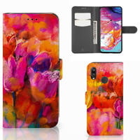 Hoesje Samsung Galaxy A70 Tulips - thumbnail