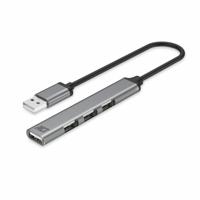 ACT AC6225 USB-A Hub 2.0 | 4-poorts USB-A | Aluminium | Kabellengte 18cm - thumbnail