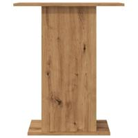 Aquariumstandaard 36x60,5x72,5 cm bewerkt hout artisanaal eiken - thumbnail