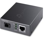 TP-Link Gigabit WDM Media Converter, Auto-negotiation, Extends fiber distance up to 2 km, Plug and play (TL-FC311A-2) - thumbnail