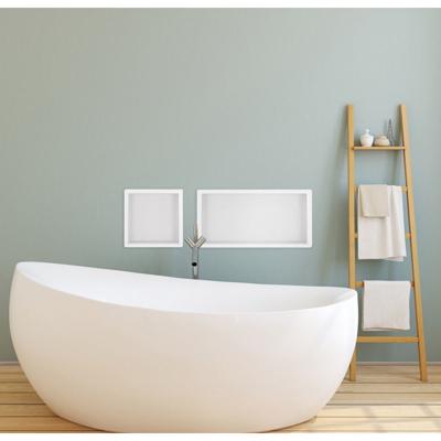 Wiesbaden Inbouwnis | Exellence | 30x60x10cm | RVS Mat Wit
