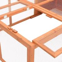 Dierenhok voor buiten 150x100x50 cm massief vurenhout - thumbnail