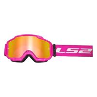 LS2 crossbril "charger" crossglasses charger pink with iridium visor - thumbnail