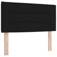 Boxspringbed met matras met matras Zwart 90 x 200 cm - thumbnail