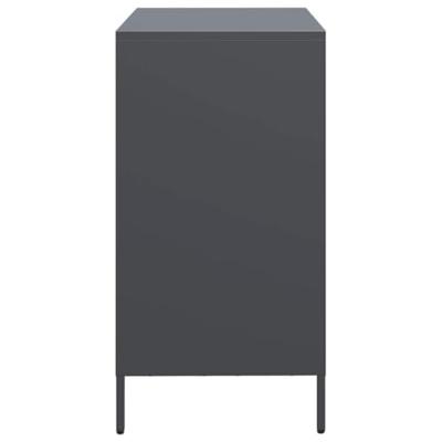 Dressoir 68x39x73,5 cm koudgewalst staal antracietkleurig Dressoir 68x39x73,5 cm koudgewalst staal antracietkleurig