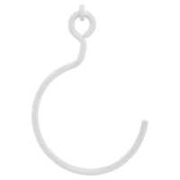 Bloomingville Kapstok Wit Metaal 18cm.H - thumbnail