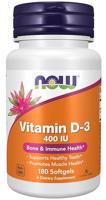 Vitamine D-3 400IU 180softgels - thumbnail