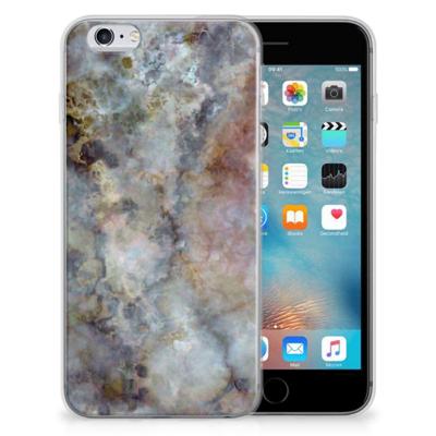 Apple iPhone 6 | 6s | TPU | Siliconen hoesje | Marmer Grijs