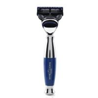 Edwin Jagger Razors Gillette Fusion Proglide Blue & Chrome Plated Ref.R363CRF 1Stuks - thumbnail