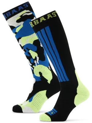Poederbaas Camo Ski Sokken 2-pack