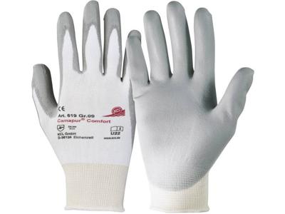 Honeywell Handschoen | maat 11 wit/grijs | EN 388 PSA-categorie II | polyamide-tricot met polyurethaan | 10 paar - 061911941E 061911941E