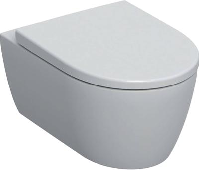 Geberit iCon randloos hangtoilet met toiletbril mat wit
