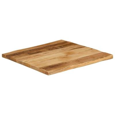 Tafelblad met natuurlijke rand 60x60x2,5 cm massief mangohout Tafelblad met natuurlijke rand 60x60x2,5 cm massief mangohout
