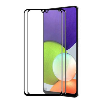 Voor Samsung Galaxy A32 4G 2 stks Enkay Hat-Prince Full Lijm Gehard Glas 6D Volledige dekking Anti-Krasbeschermer