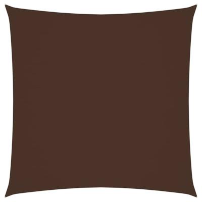 Zonnescherm vierkant 3,6x3,6 m oxford stof bruin Zonnescherm vierkant 3,6x3,6 m oxford stof bruin