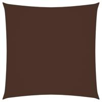 VidaXL Zonnescherm vierkant 3,6x3,6 m oxford stof bruin - thumbnail