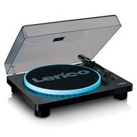 Lenco Platenspeler met PC-codering, luidsprekers en verlichting - LS-50LEDBK - thumbnail