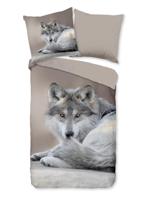 Pure Dekbedovertrek "Wolf" - Taupe - (135x200 cm) - Microfiber - thumbnail