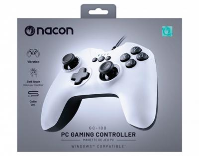 Videogameconsole-joystick Nacon PCGC-100WHITE Videogameconsole-joystick Nacon PCGC-100WHITE