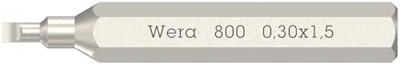 Wera 800 Micro Gleuf-bit 1.5 mm 1 stuk(s)