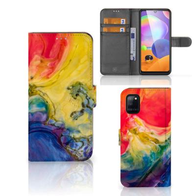 Hoesje Samsung Galaxy A31 Watercolor Dark Hoesje Samsung Galaxy A31 Watercolor Dark
