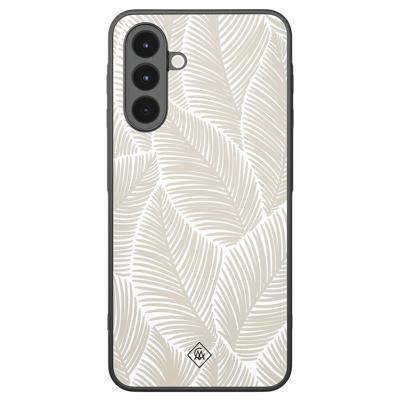 Samsung Galaxy A17 hoesje - Palmy leaves beige