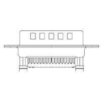Molex 1731090329 D-sub connector Aantal polen: 37 1 stuk(s) Bulk - thumbnail