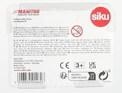 Siku 1482 manitou telescooplader