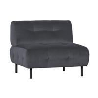 WOOOD Fauteuil 'Lloyd' Velvet, kleur Cloud - thumbnail