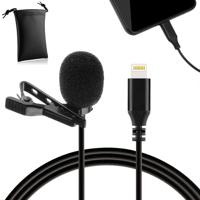 MOJOGEAR Speldmicrofoon met Apple Lightning-aansluiting voor iPhone en iPad - thumbnail