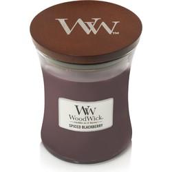 WoodWick spiced blackberry medium candle