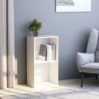 Boekenkast 40x30x76,5 cm bewerkt hout wit - thumbnail