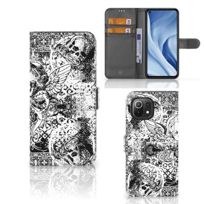 Telefoonhoesje met Naam Xiaomi 11 Lite 5G NE | Mi 11 Lite Skulls Angel Telefoonhoesje met Naam Xiaomi 11 Lite 5G NE | Mi 11 Lite Skulls Angel