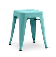 Stapelkruk Hamburg metalen kruk Mintgroen - thumbnail