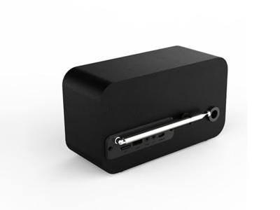 Draagbare FM-radio - CVG - BeBop FM - Bluetooth - Ingebouwde batterij - Zwart