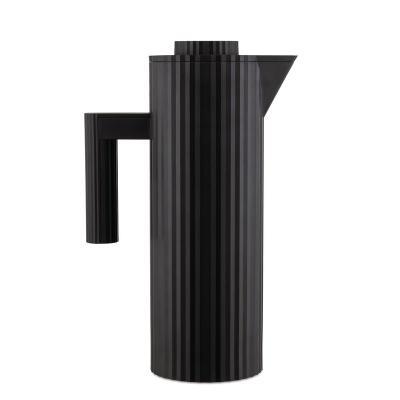 Alessi Plissé Thermoskan zwart