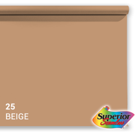 Superior achtergrondpapier 25 beige 1,35 x 11m - thumbnail