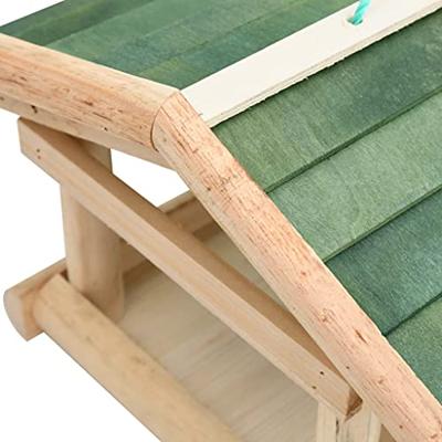 VidaXL Vogelvoeder 35x29,5x21 cm massief hout VidaXL Vogelvoeder 35x29,5x21 cm massief hout