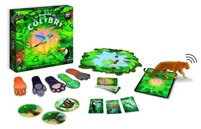 Coöperatief bordspel - SENTOSPHERE - De Legende van de Kolibrie - Red het bos samen - Behendigheid - Reflexen - Vanaf 7 jaar